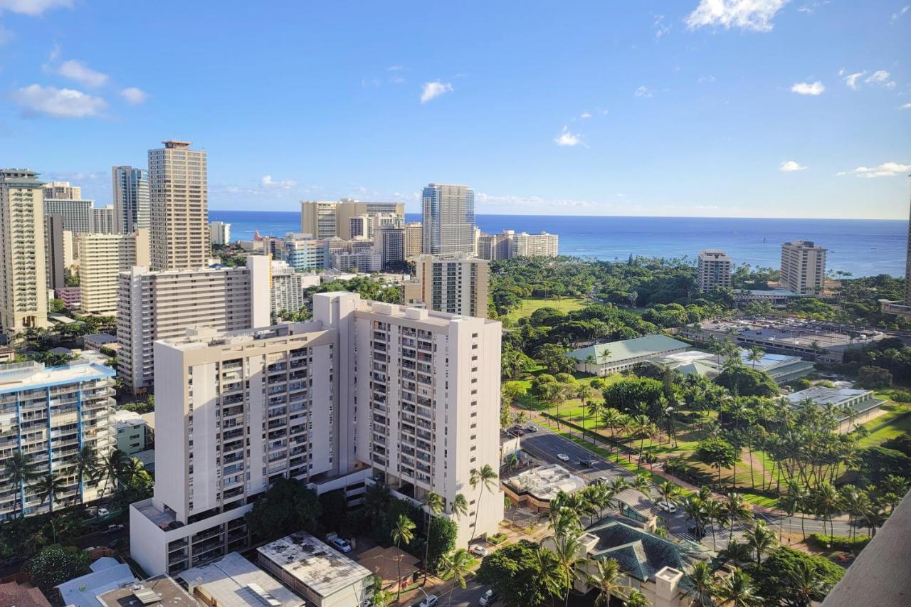 Waikiki Condo High Floor Views Beaches Convention Center Honolulu Extérieur photo