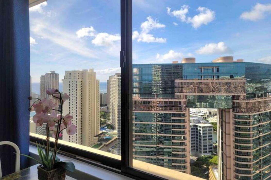 Waikiki Condo High Floor Views Beaches Convention Center Honolulu Extérieur photo